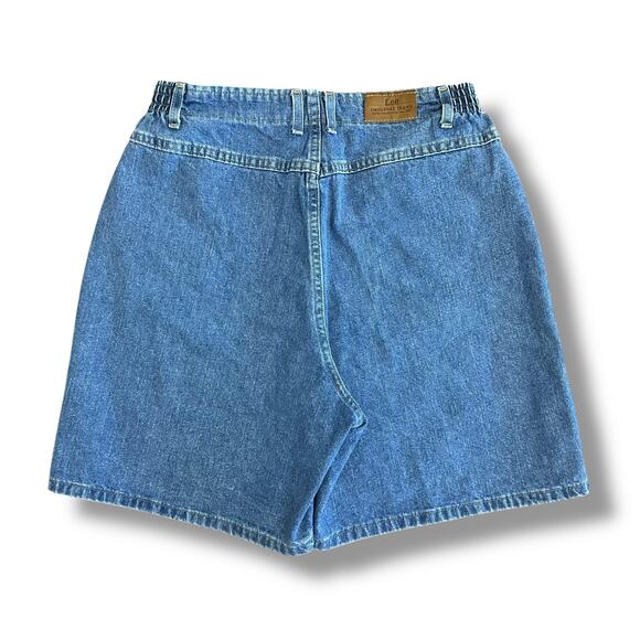 Lee Denim Shorts Men’s 14 M Elastic Waist Relaxed Fit Vintage 90s - Picture 7 of 10